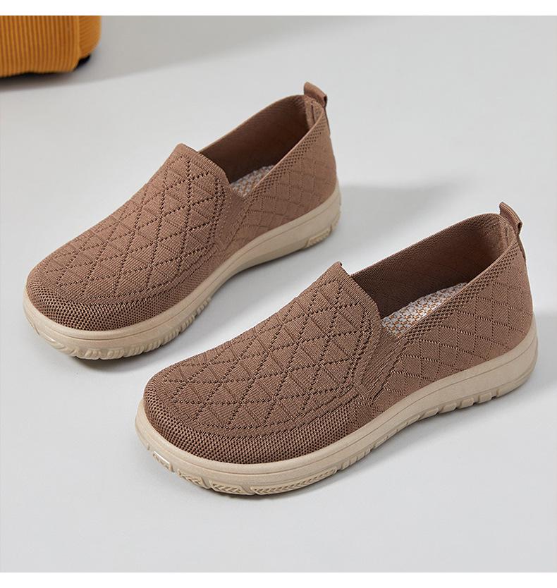 Women's Versatile Summer Low-Cut Slip-On Flat Shoes - Soft Sole Comfortable