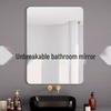 Self-Adhesive HD Full-Body Square Dressing Mirror for Home and Bathroom