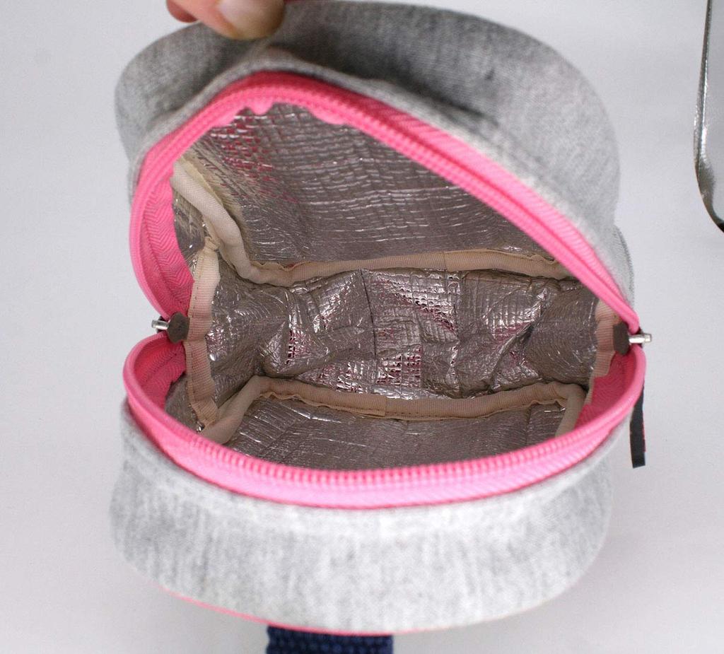 NickNack Gestreifter Poetischer Becherbeutel, Grace (Katze), Baby, Isoliert, 02882-01