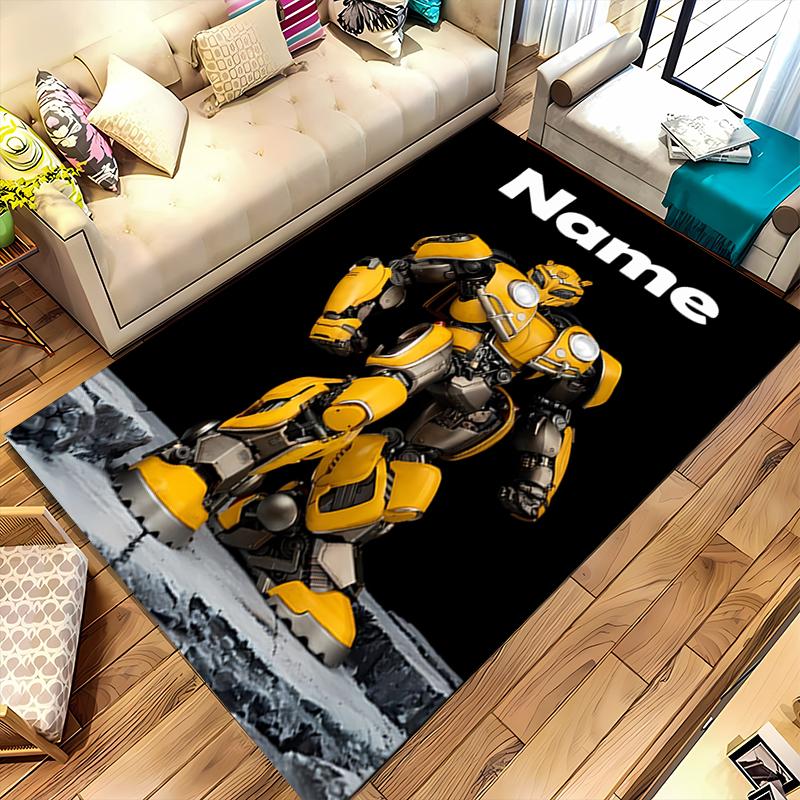 Custom personalization Bumblebee Area Rug - Perfect For Kitchen, Bathroom,Laundry Room Decor Large Size Available,Gift All Seasons