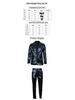 2024 New European & American Slim Fit Men's Shiny Casual Suit Set