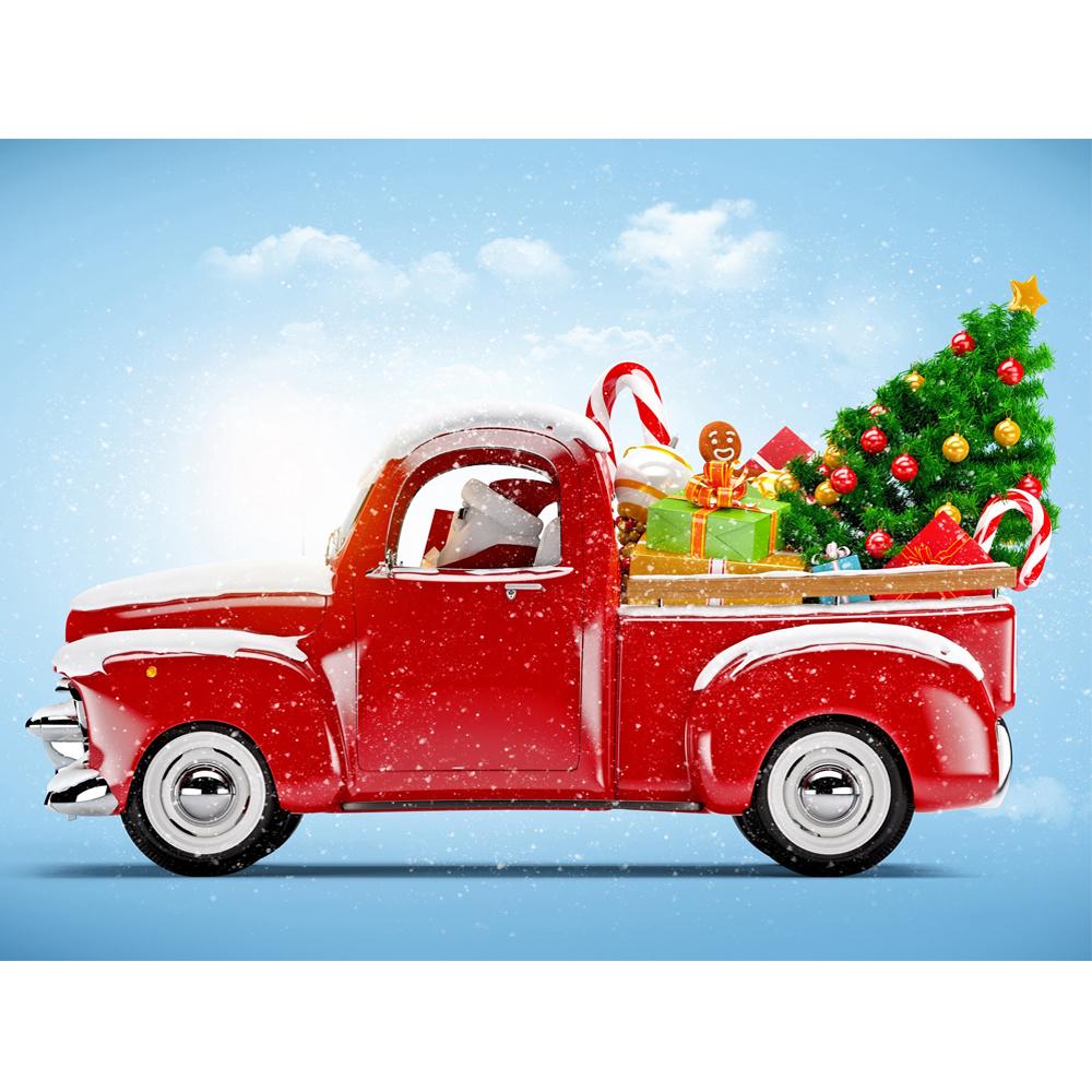 Diamond Painted Santa 5D DIY Diamond Full Circle Diamond Embroidery Snowman Mosaic Home Decoration Gift