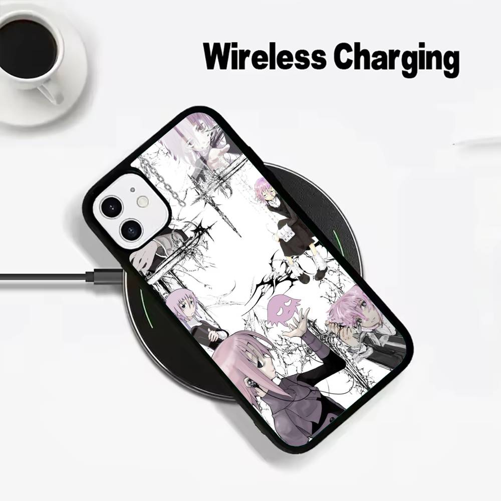 

Anime-S-Soul -E-Eater Wireless charging phone case compatible with iPhone 17/16/15/14/13/12/11 iPhone17