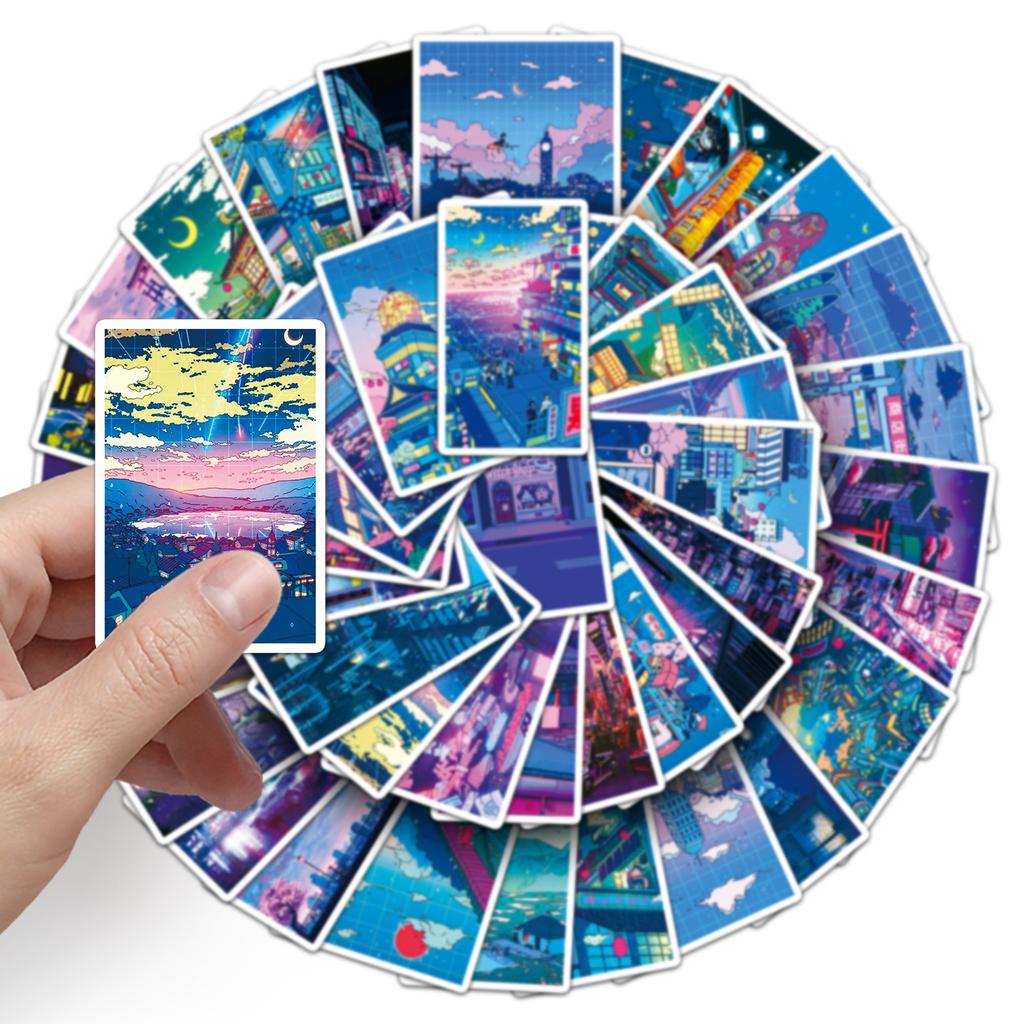 50 Cartoon Guka Hand Account Waterproof Decorative Skateboard Mobile Phone Case Suitcase Stickers