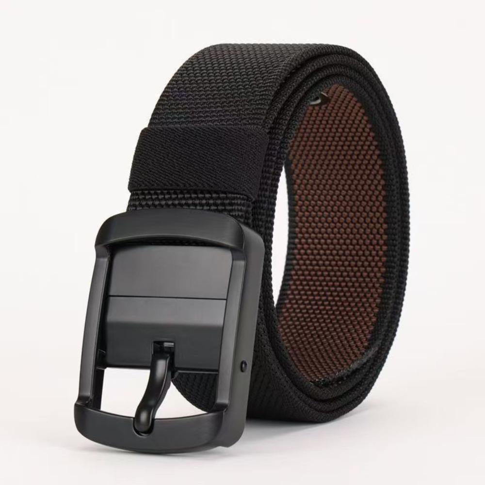 Double Sided Nylon Waist Belt 120cm Length Casual Trouser Belt Unisex Belt For Daily Casual Wear