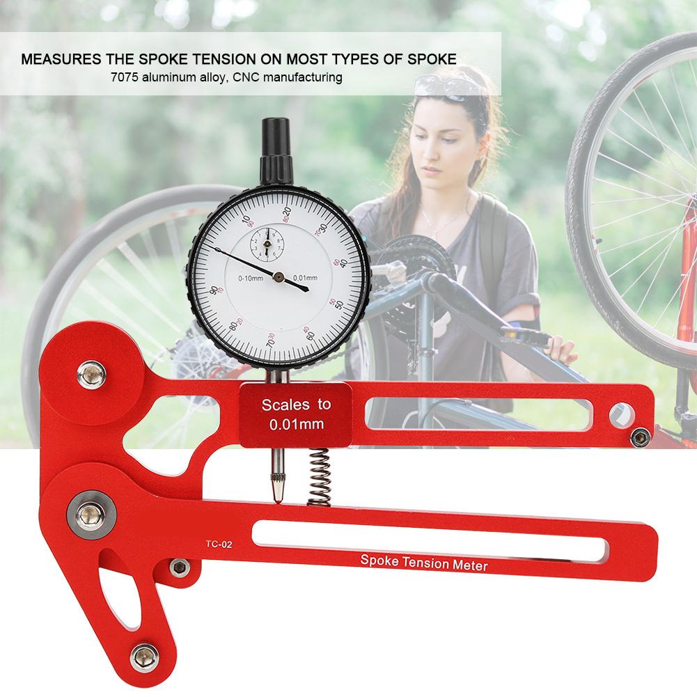 Repair Tools Bike Spoke Tension Meter Digital Scale Msures for Bikes Wheels Adjustment Tool