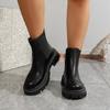 Chelsea Women's Autumn Thick Sole Martin Boots - Trendy British Style