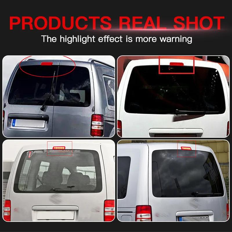 1piece Third Brake Light For VW Caddy 2004-2015 III Box Estate High Level Mount Additional Rear Tail Stop Signal Warning Lamp