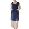 Thickened Korean Dress Apron Solid Color Sleeveless Apron Durable Cooking Apron  Woman