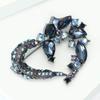 Rhinestone Heart Brooch for Women Flower Love Office Party Lapel Pins Gifts
