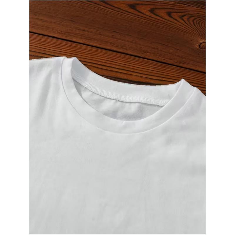 Kids Round Neck Casual Printed T-Shirt - Algeria "Idle Paradise" Scenery Print
