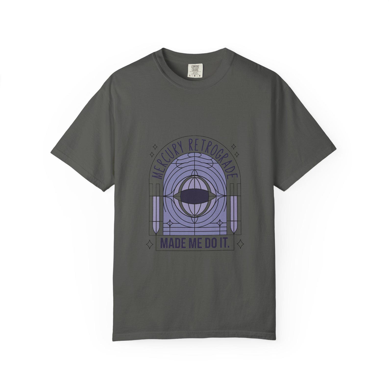 Mercury Retrograde Made Me Do It Astrology Humor Tee | Retrograde Gift | Comfort Colors 1717 4XL