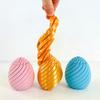 3D-gedrucktes spiralförmiges Ei Fidget Toy Einzigartiges sensorisches Fidget Dreh-Osterei Spielzeug Stressabbau Ei-Kreisel für Kinder Erwachsene Angstlinderung