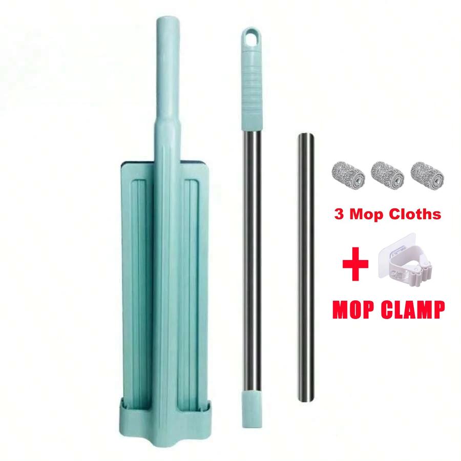 Mop Wet and Dry Dual-purpose Lazy Hands-free Flat Mop Household Dry Rotating Mop Tile Floor No Dead Corner Gap Cleaning Mop