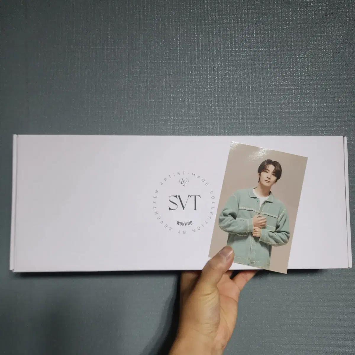 

Клавиатура Seventeen Artist Made Wonwoo нераспечатанная + открытка