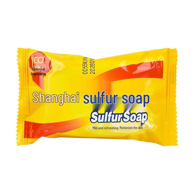 Authentische duftende Schwefelseife zum Baden, Waschen des Gesichts und zur Ölkontrolle