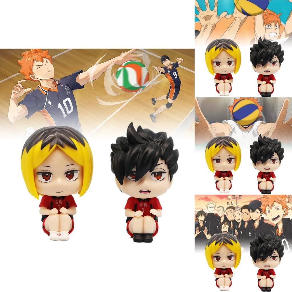 Adorable Pvc Volleyball Anime Figure Of Lk Black Tail Iron And Lk Gnawing Claw For Collectors