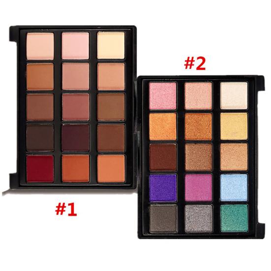 Palette de fards à paupières pour femmes, 15 couleurs, scintillantes, mates, Sexy, outil cosmétique