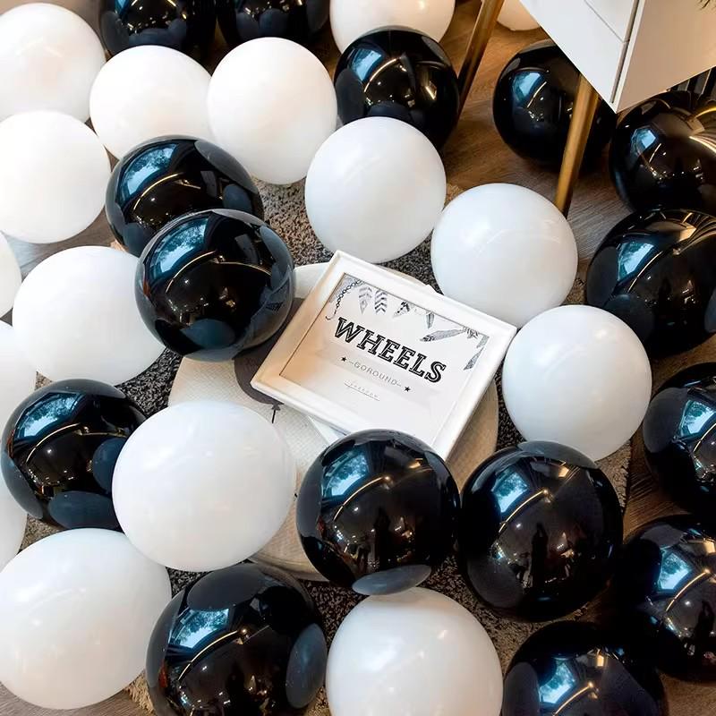 Halloween Haunted House & Party Balloons - Orange and Black Decorations