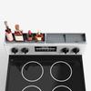 15 Inch Magnetic Spice Rack Mat Flexible Silicone Stove Top Organizer Pad No Installation Heat Resistant Non-Slip Kitchen Gadgets