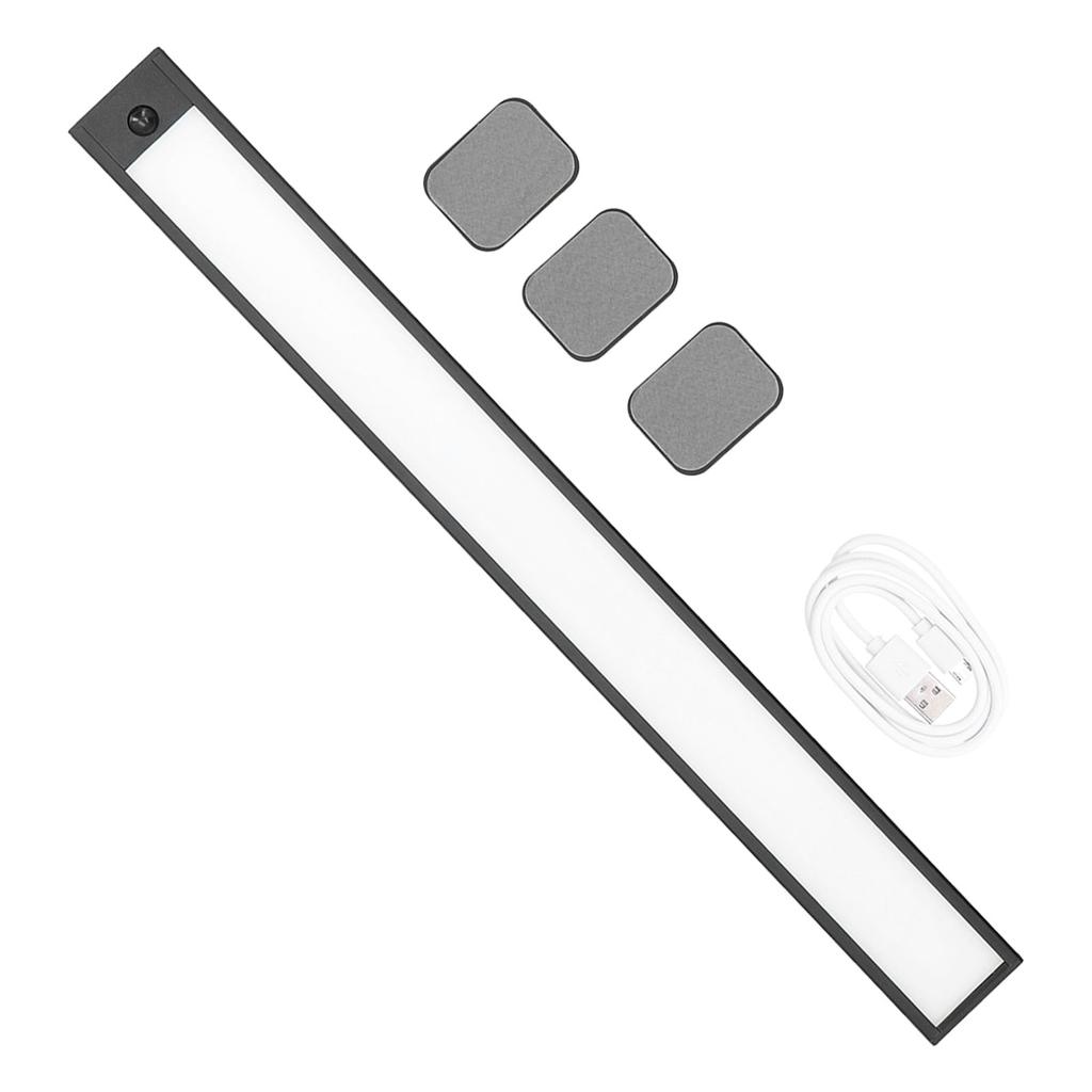 LED Cabinet Light 400mm 6000K USB Charging Motion Sensor 9mm UltraThin Closet Light