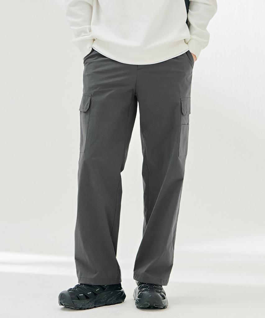 CHASECULT Men'S Wide Hem Drawstring Cargo Pants-Dark2212B09