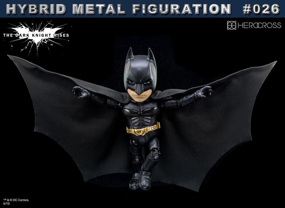 Metal Dark Knight Batman Height 14 Cm Alloy Painted Movable Figure [Hybrid Figuration] #026 "The Rises" Approx.