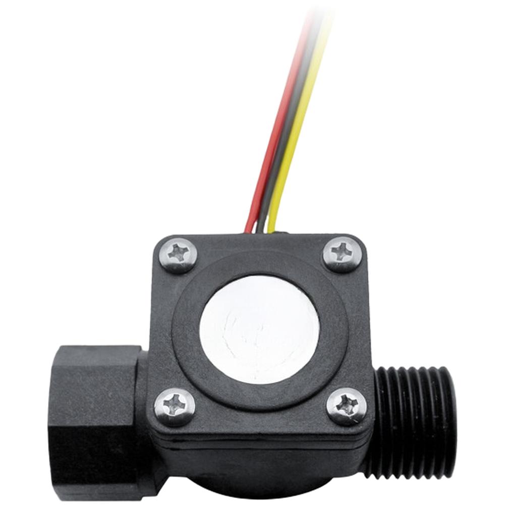Nylon Turbine Water Flow Sensor 1-30Lmin 1.75MPa Employs Pulse Signal Output For Instant Water Heater Steam