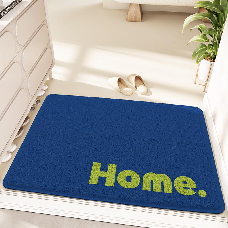 

Новый китайский Новый год Красный шелковый кольцевой ковер входная дверь коврик для пола бытовой легко чистящийся коврик ПВХ коврик для ног 45*75cm