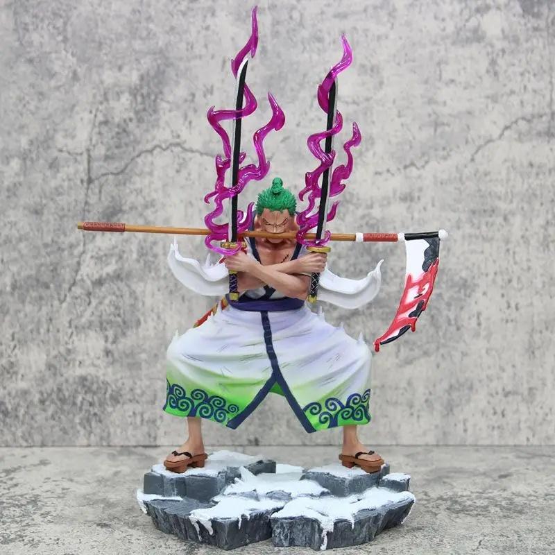 

GK Roronoa Zoro Action Figures Inferno Ghost Chopper Аніме ПВХ моделі Колекція Орнамент Іграшки на день народження різнокольоровий