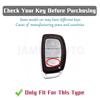 3 Button TPU Car Smart Key Case Cover Fob for Hyundai Elantra Sonata Tucson Creta Santa Fe Ix35 I30 Ix45 I20 I10 Accent Keychain