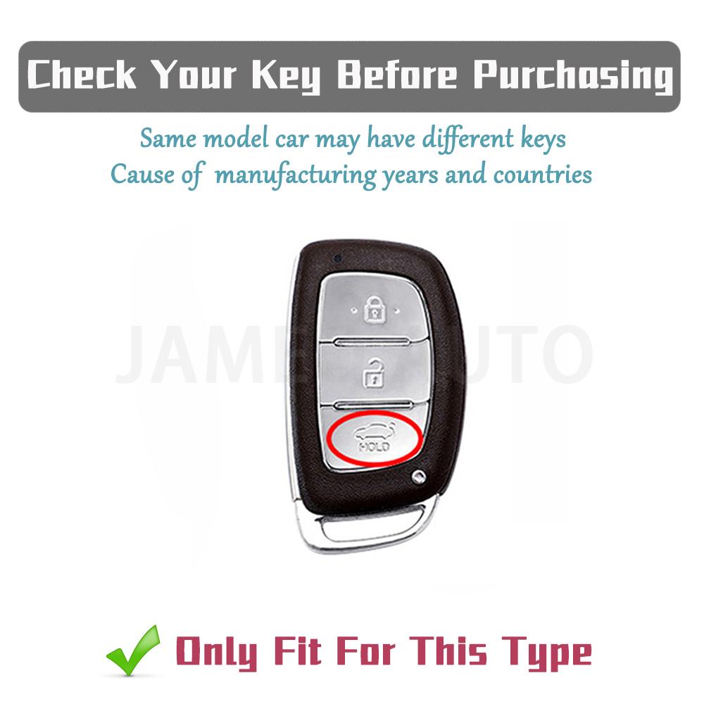 3 Button TPU Car Smart Key Case Cover Fob for Hyundai Elantra Sonata Tucson Creta Santa Fe Ix35 I30 Ix45 I20 I10 Accent Keychain