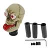HOPESPANNER Skull Shift 1 Set with 3 for Automatic and Manual Transmission Vehicles 9.5cm Knob, Resin, Beige, Adapters,