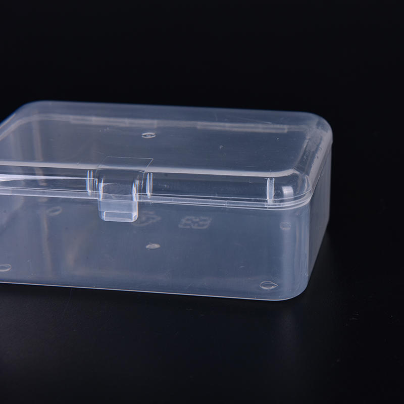 Small Transparent Plastic Storage Box Clear Square Multipurpose Display