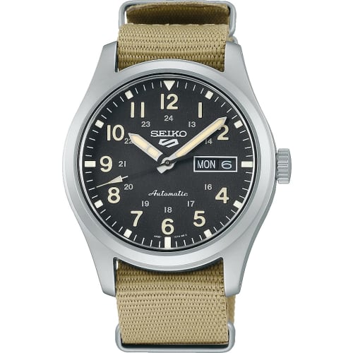 

Seiko 5 Sports Automatic Mechanical Watch, Limited Edition, Men s, Seiko Five Sports, SRPG35K1, Beige
