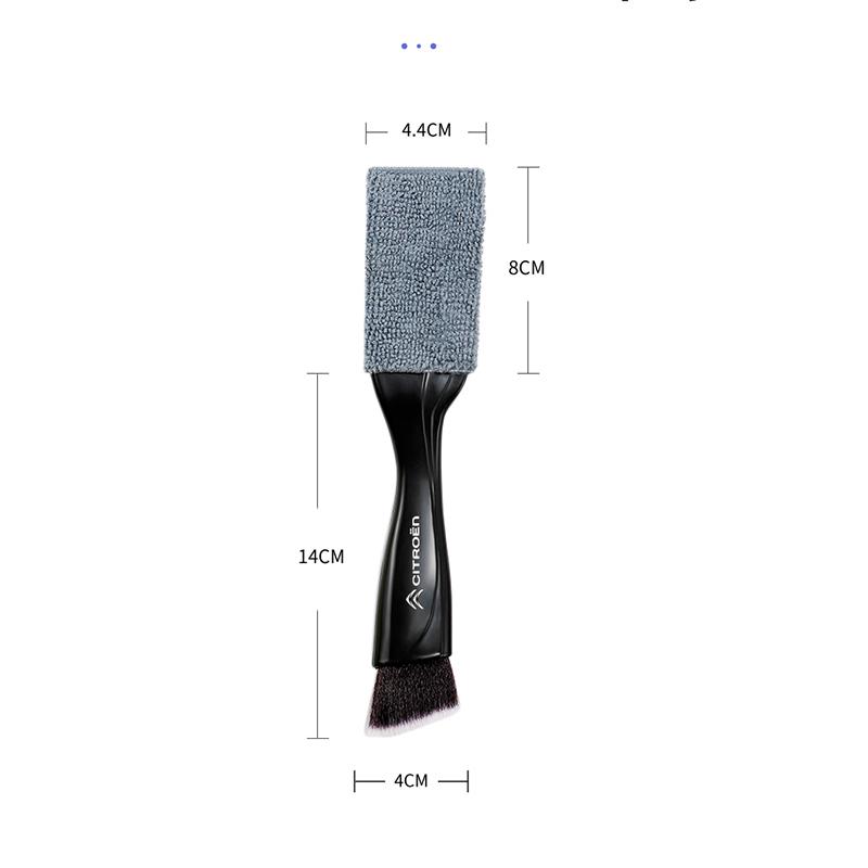Car 2 In 1 Car Interior Cleaning Brush Dust Tool For Citroen C1 2CV VTS DS5 RD3 Cross Berlingo Xsara Grand Picasso Jumper Cactus aki256