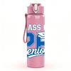 1PC Class Of 26 Senior Blue Letter Print 750ml Color Plastic Sports Water Bottle Leakproof Flip Straw Lid Suitable for Sports Office Home Use
