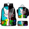 Sprunki Rhythm Box, Game Anime Backpack, Student Schoolbag, Computer Bag
