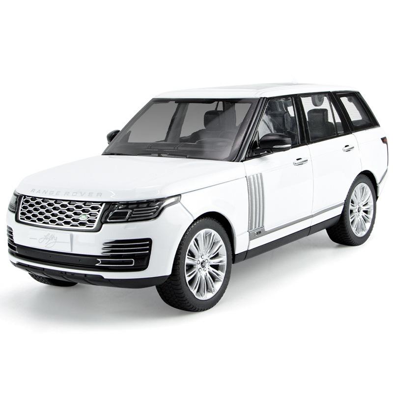 

Масштаб 1/18 Land Rover Range Rover Внедорожник Внедорожный автомобиль Сплав Модель автомобиля Детская игрушечная машинка Подарок Металлические автомобильные украшения белый