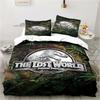 Jurassic Park Bedding Dinasours Twin Bedding Set Duvet Cover Sheet Printed Pillowcase Bed Full Queen King Size Comforter Bedroom
