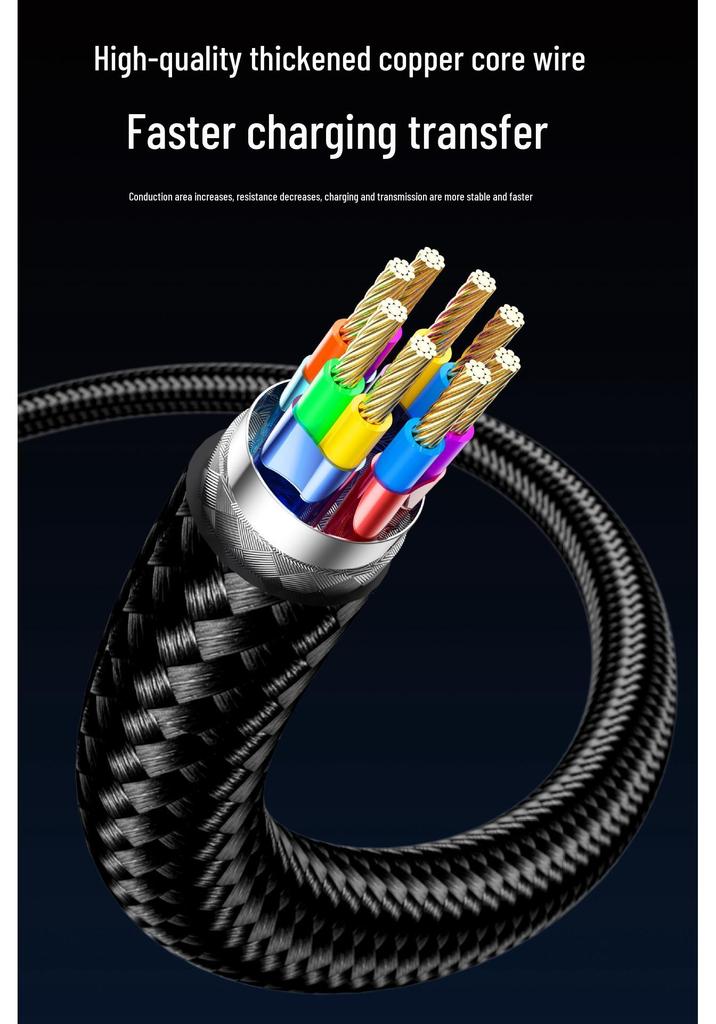 USB4 Type-C To Type-C Cable, Thunderbolt 5/4 & USB5 Compatible, 16K/8K Display, 80G/40Gbps High-Speed Data Transfer.
