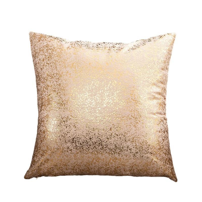 Four Seasons Universal Fuli Velvet Snowflake Bronzing Kissenbezug, leichter Luxus-Sofa-Kissenbezug