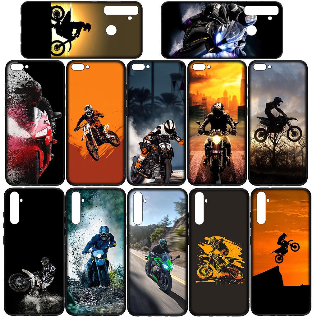 Motorcycle Sports Moto Cross Soft Phone Cover for Samsung Galaxy A10 A20 A53 A30 A31 A32 A50 A51 A52 A12 A33 Silicone Case