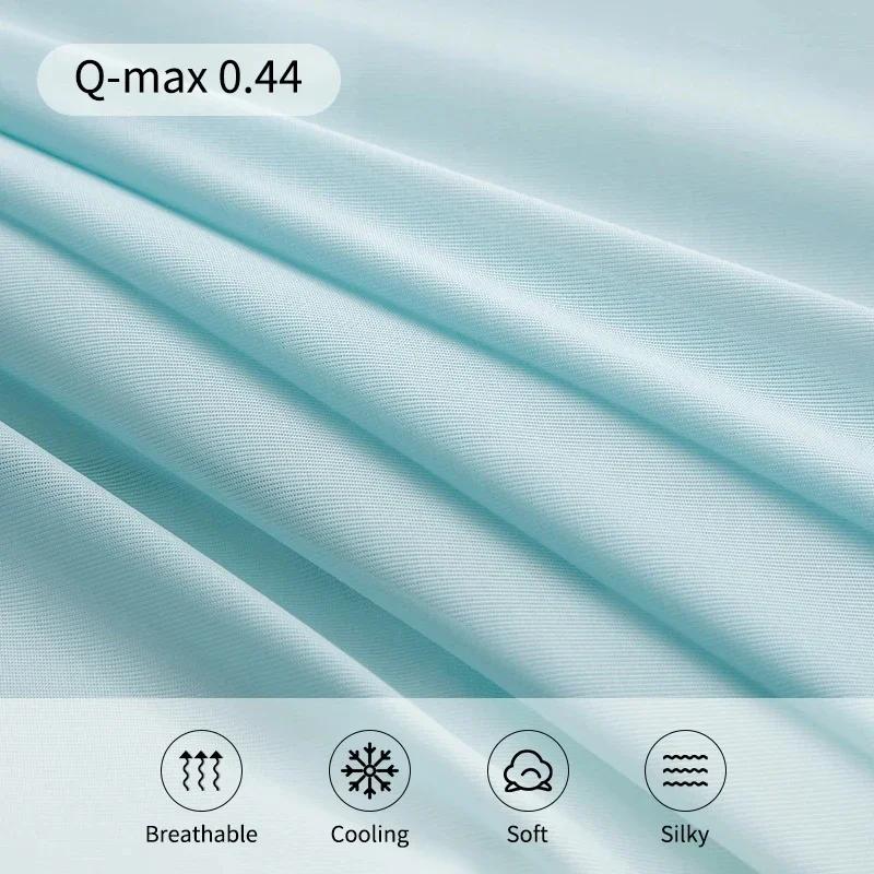 Koc chłodzący do łóżka Jedwabisty kołder klimatyzacyjny Lekka, chłodzona letnia kołdra z dwustronną tkaniną chłodzącą i chłodzącą