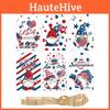 Day Theme Independence Star Pattern Label Party Paper Pendant Decorative