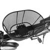 Dog Bike Basket Mountain Bike Shopping Basket Portable Cat and Dog Carrier for Bike Front Crossbar with Sponge Liner Safety Strap (Black)