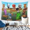 Zooba Battle Arena Tapestry Wall Hanging Aesthetic Home Decoration Tapestries for Dorm Room