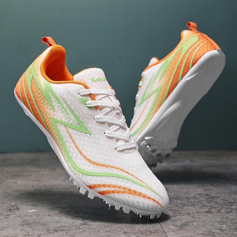Track And Field Shoes Men Women Spikes Athletic Shoes Track Race Jumping Athletic Shoes Girls Professional Running Nail Spikes Shoes Boys