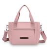 Nylon Shoulder Bag Women's Tote Bag Solid Color Portable Crossbody Bag