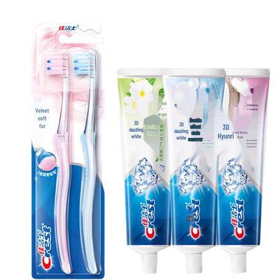 Crest Velvet Gum Care Toothbrush & 3D White Toothpaste Set